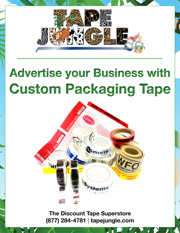 Custom Printed Tape, Custom Printed Packaging Tape, Packaging Tape, Printed Kraft Tape, Printed Gummed Tape