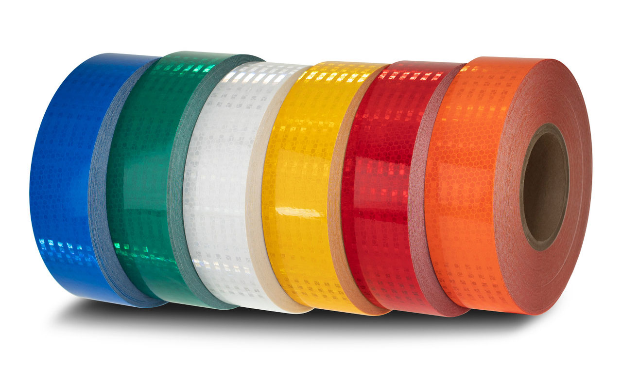Reflective tape uses at trade shows and expo's.