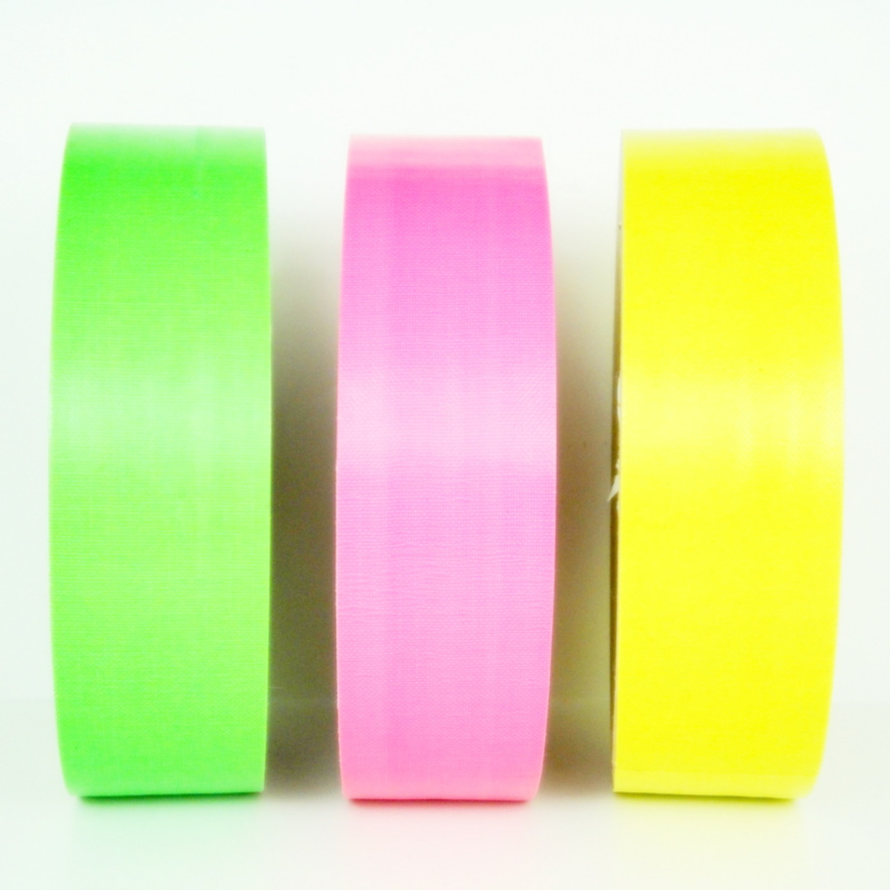 Fluorescent duct tape at Tape Jungle.
