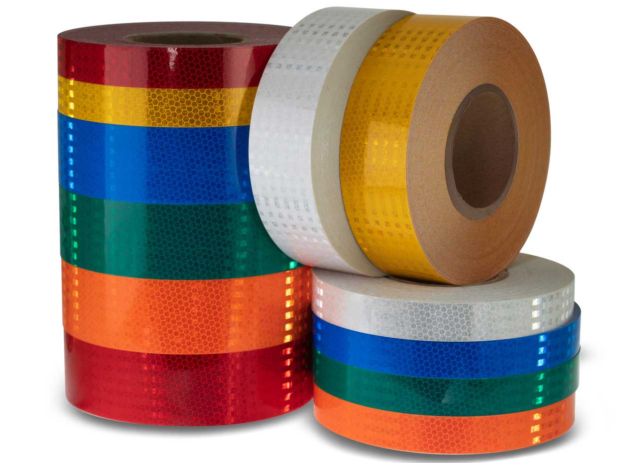 Reflective tape guide from Tape Jungle.