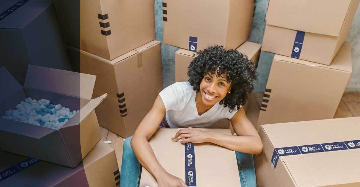 Custom Printed Shipping Tape from Tape Jungle.